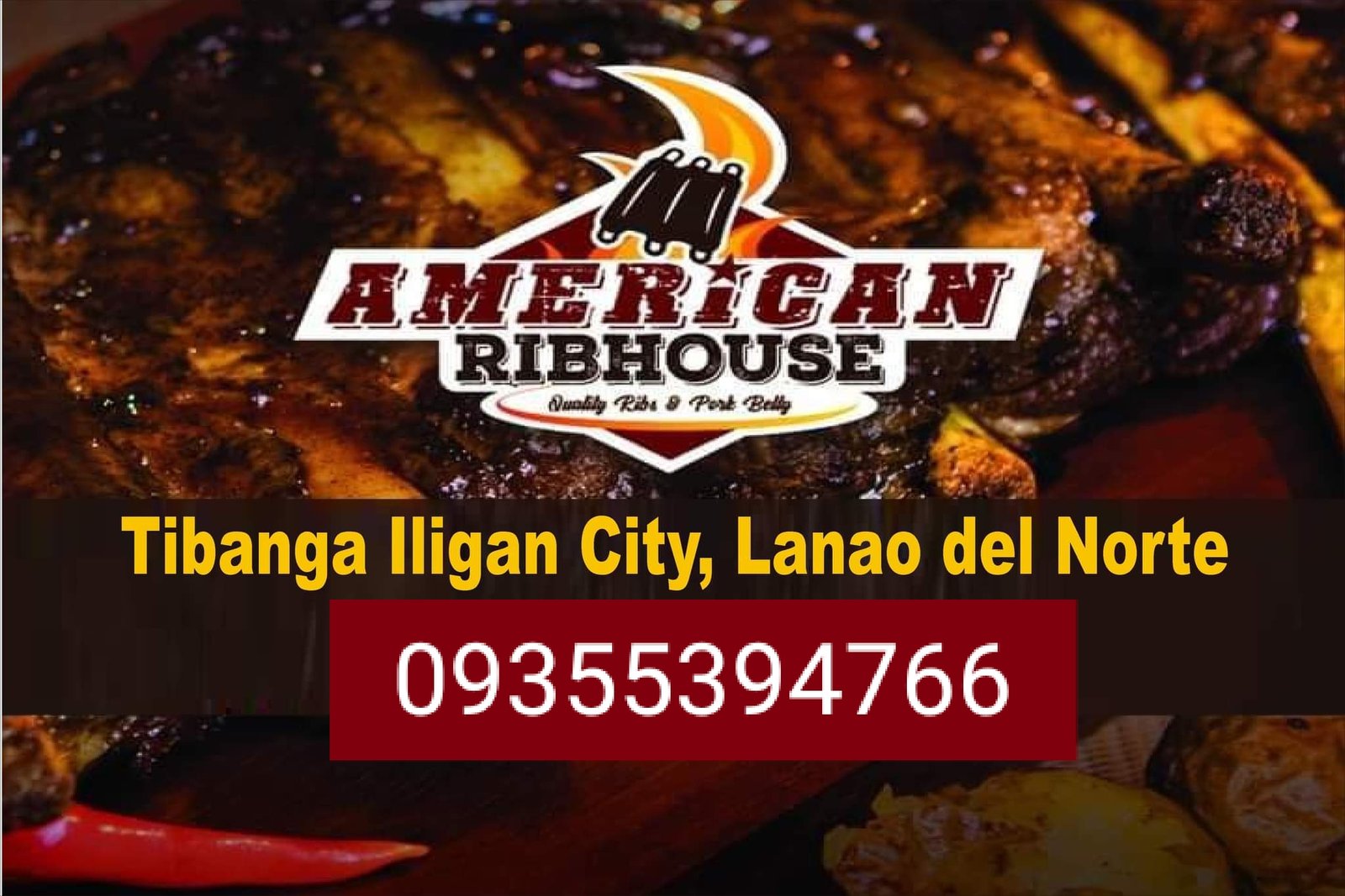 American Ribhouse Iligan City is now open to serve you the best ribs in town