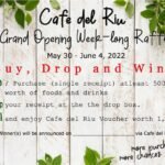 Cafe del Riu - Grand Opening Week-Long Raffle