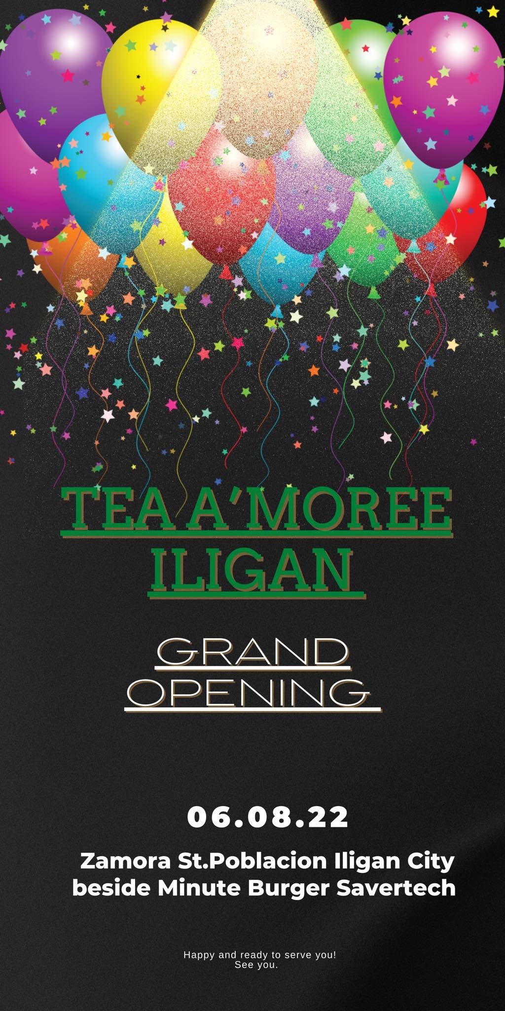 TEA A’MOREE MILKTEA HUB Poblacion Iligan Branch Is Now Open
