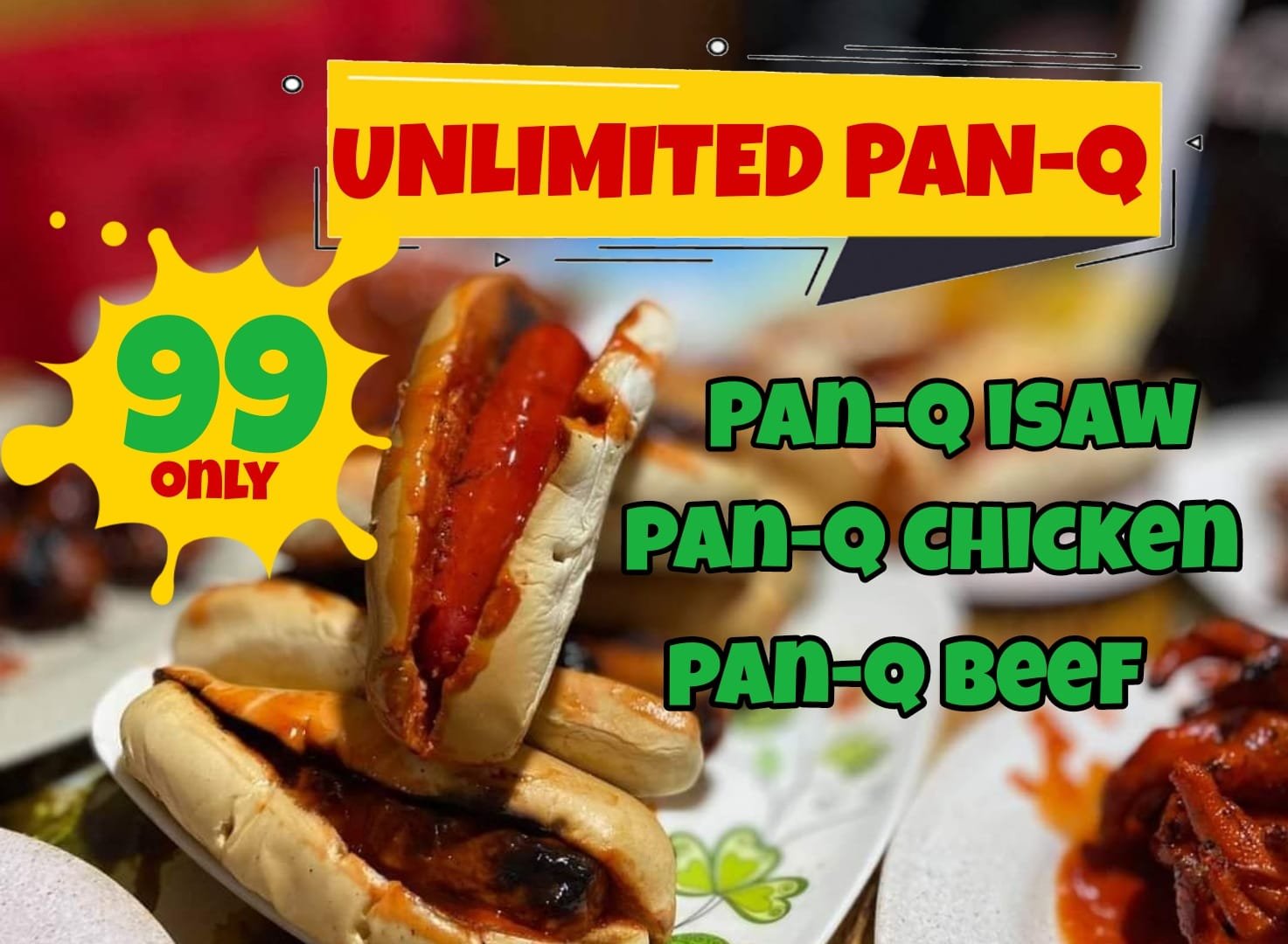 Unli BBQ, Pan-Q, and Street Foods – Pan-Q C Park – House of Unli – Palao, San Miguel