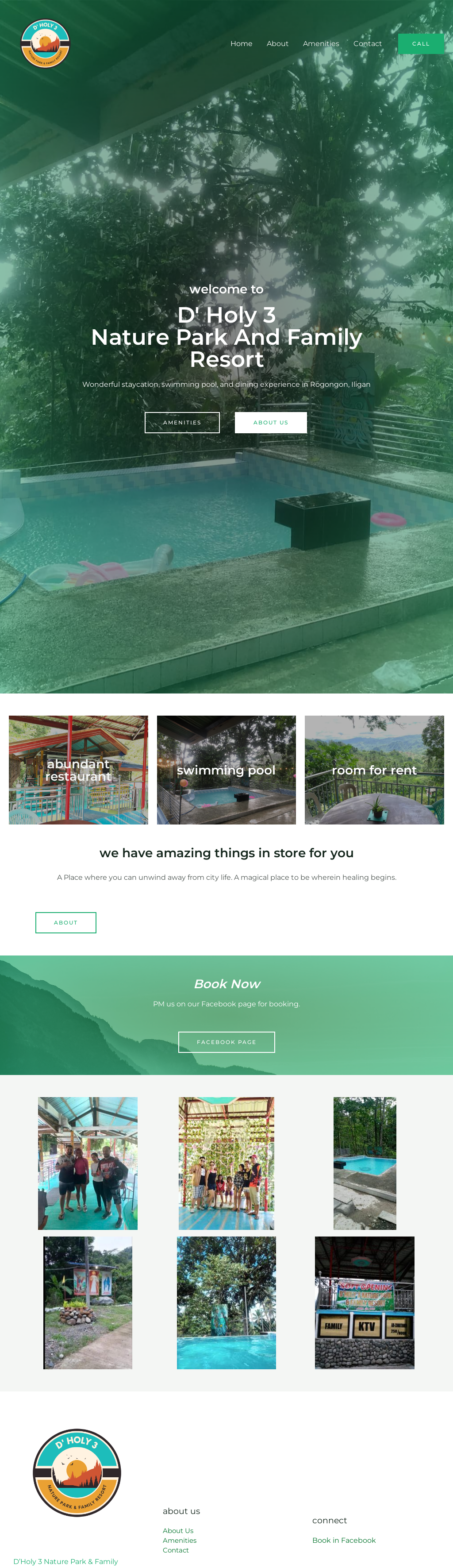 New Website for D’Holy 3 Nature Park and Family Resort Launches
